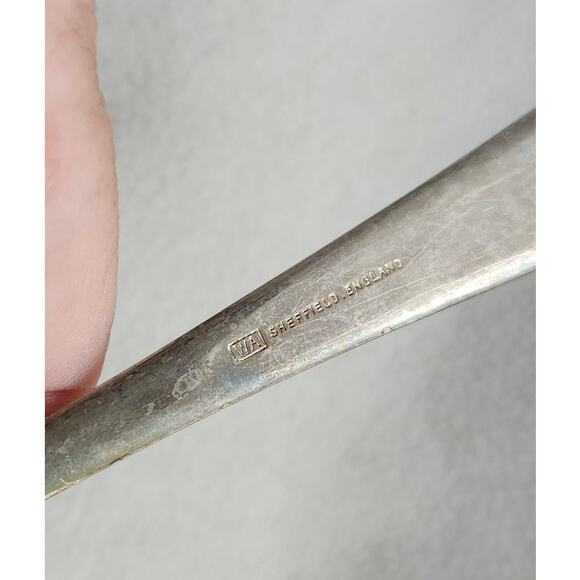 Sheffield England EP.S.A1 Serving Fork Spoon Salad Server Silverplated - Picture 6 of 9